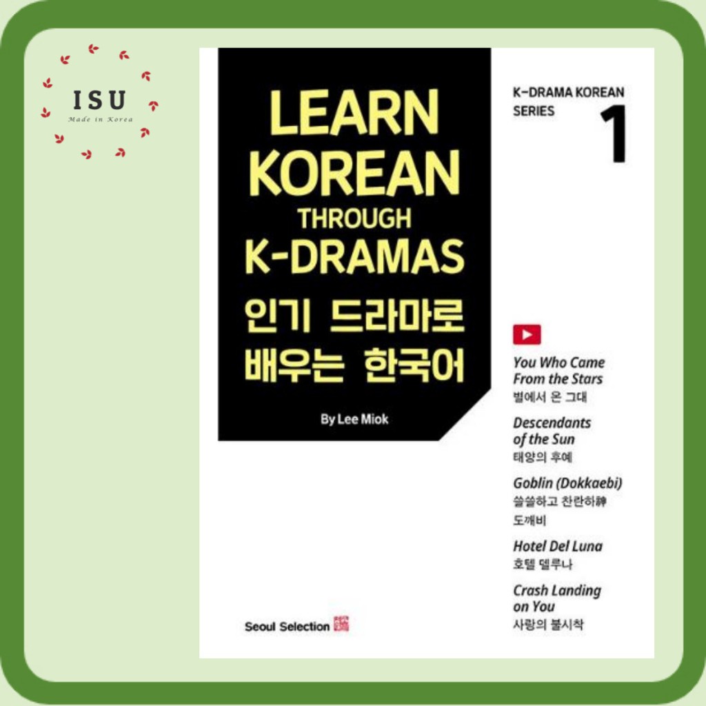 Learn Korean Through K-Dramas(with Scripts and YouTube Videos) | Shopee ...