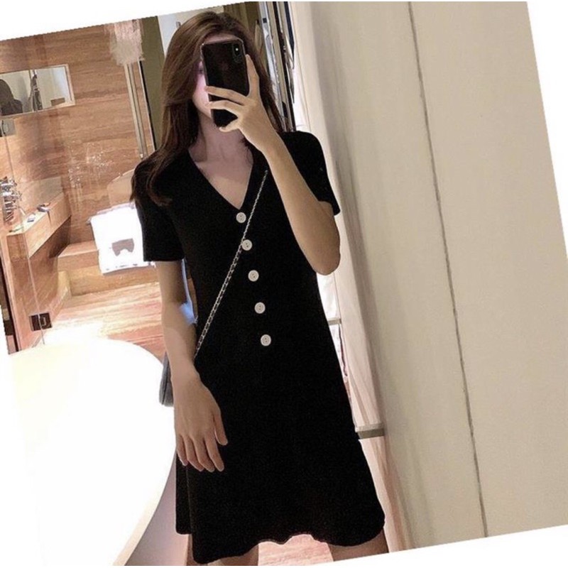 Button down dress shopee hotsell