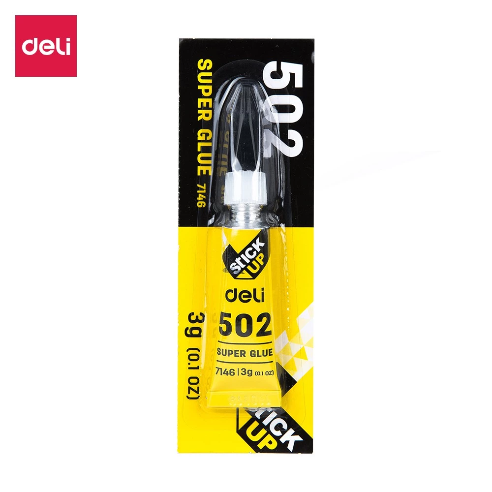 Deli Lem Super kuat Cepat Kering [3 g] E7146 - Gambar 3