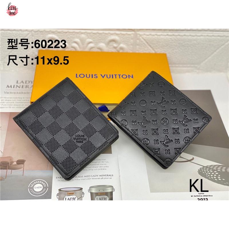 Louis Vuitton - Marco Wallet - Leather - Black - Men - Luxury
