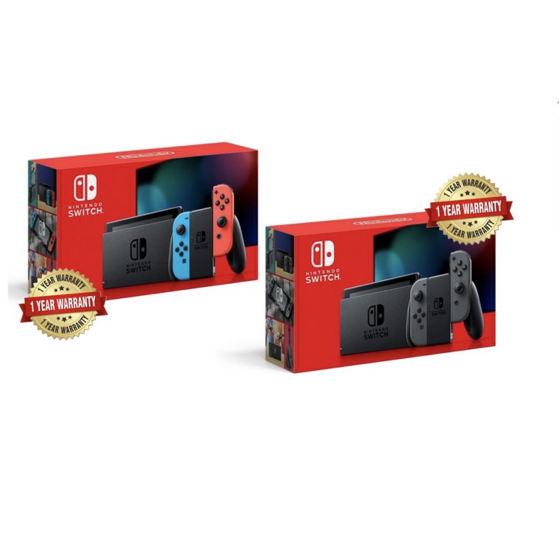 Nintendo Switch Gen 2 Console Local set 1 year warranty Shopee Singapore
