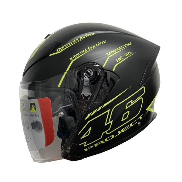 AGV K-5 Jet Top Project 46 Motorcycle Helmet (FREE HEVIK