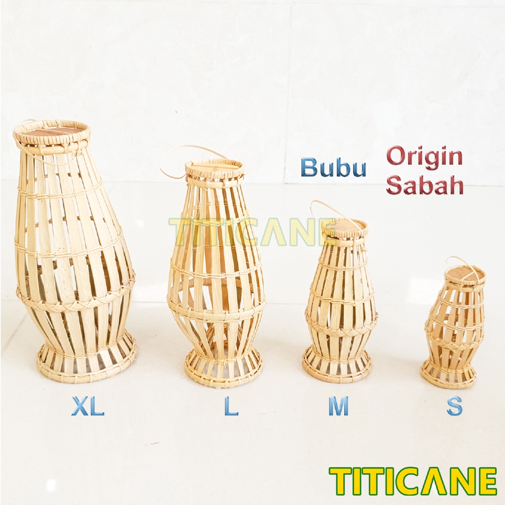 TITICANE Mini Bubu Sabah Origin [ Rattan / Rotan ] | Shopee Singapore