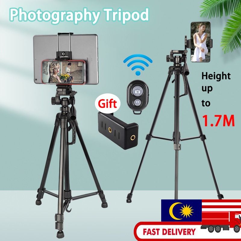 Phone Tripod Stand 67inch Universal Photography for Gopro iPad