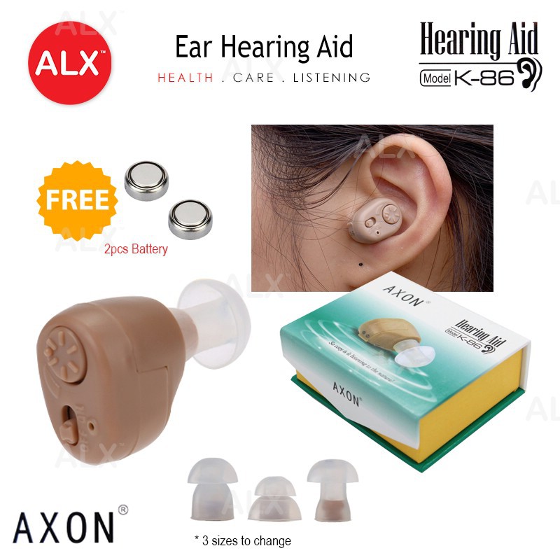 ALX Digital Ear Hearing Aid Adjustable Tone Sound Voice Amplifier Care ...