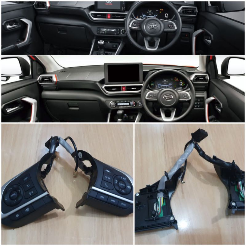 TOMBOL Audio REMOTE STEERING WHEEL RAIZE ROCKY Myvi 202 facelift Ativa