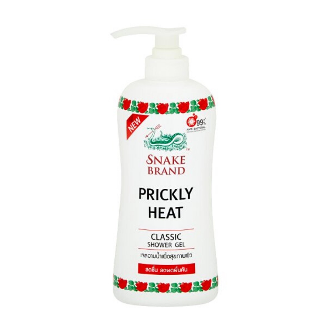 Snake Brand Prickly Heat Shower Gel Classic 450ml Shopee Singapore