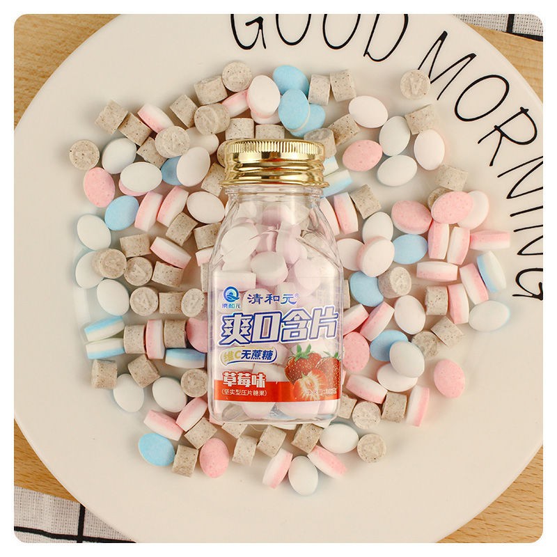 Fresh Breath Sugar Clearing Buccal Tablets Sugar Free Mints Kissing