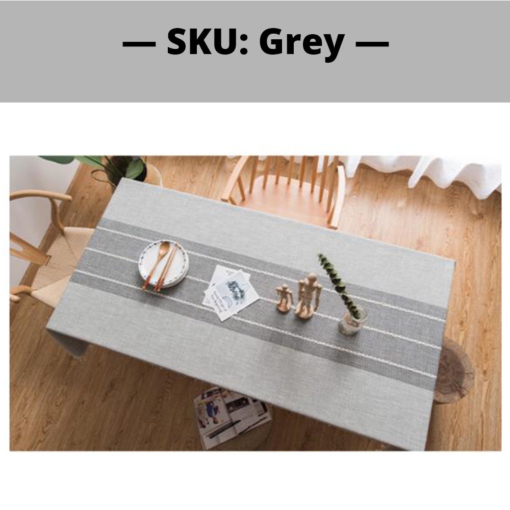 {SG} Tablecloth Table Cloth 90×90cm 100×160cm 140×140cm 140×200cm Table Cover Tassel Cotton