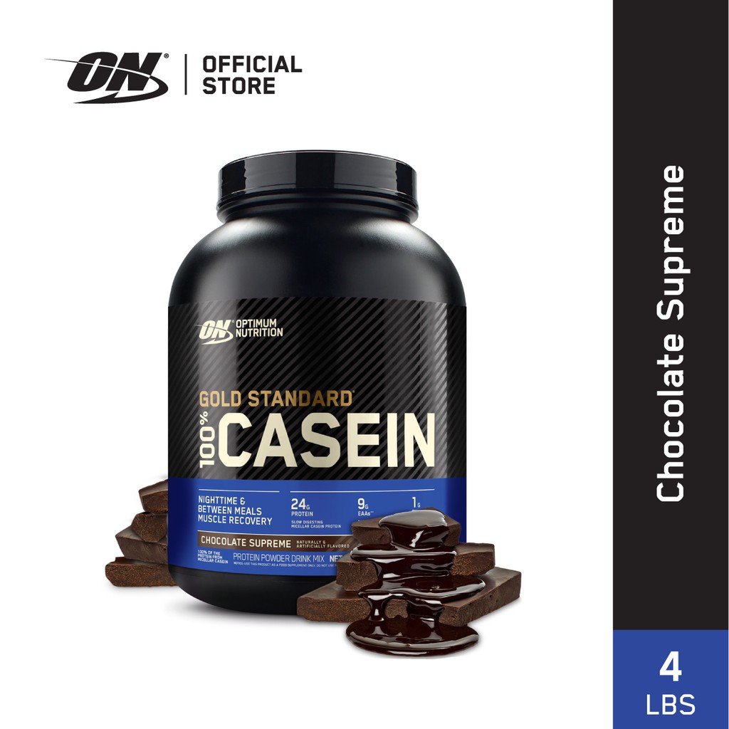 Optimum Nutrition Gold Standard Slow-Digesting Casein Protein (4 lbs ...