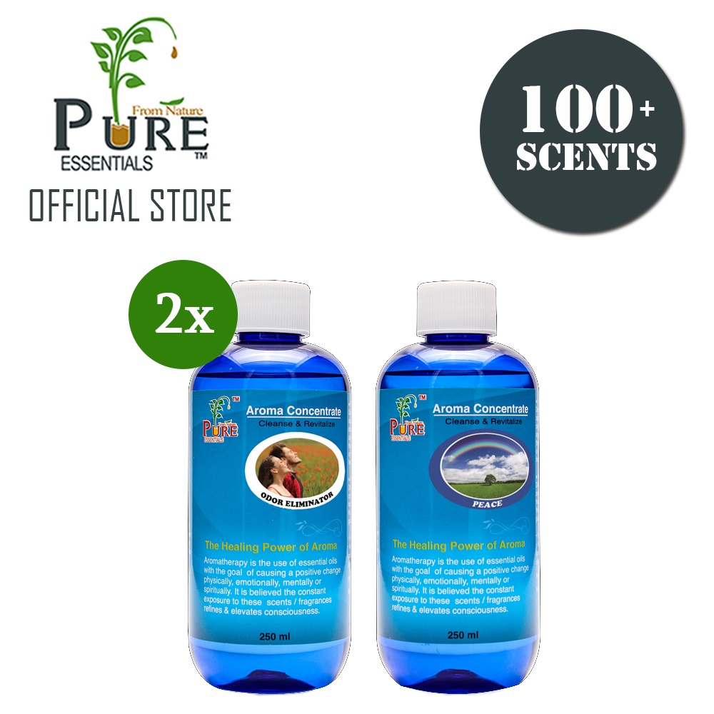 (Bundle of 2) PURE Essentials Aroma Concentrate Essential Oil 250ml
