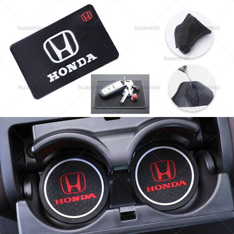 [Thickening] Car Dashboard Sticky Anti-Slip Mat Non-Slip Pad Water Cup Coaster Gel Waterproof Mat For Honda CITY JAZZ CIVIC HRV CRV BRV Accord Odyssey
