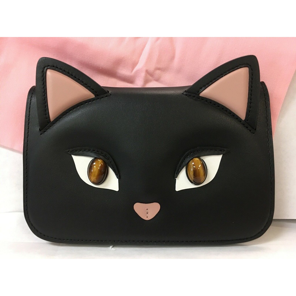 Kate spade black cat on sale purse