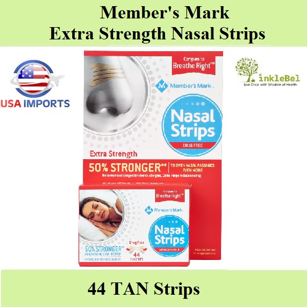 Member's Mark Extra Strength Nasal Strips, Tan 44 ct Shopee Singapore