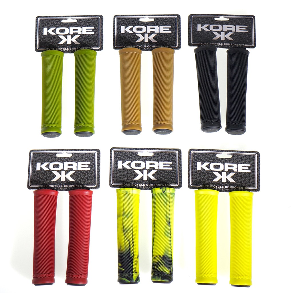 Kore Bicycle Mountain Bike Rivera Grips Black/Yellow/Red/Coffee/Green ...