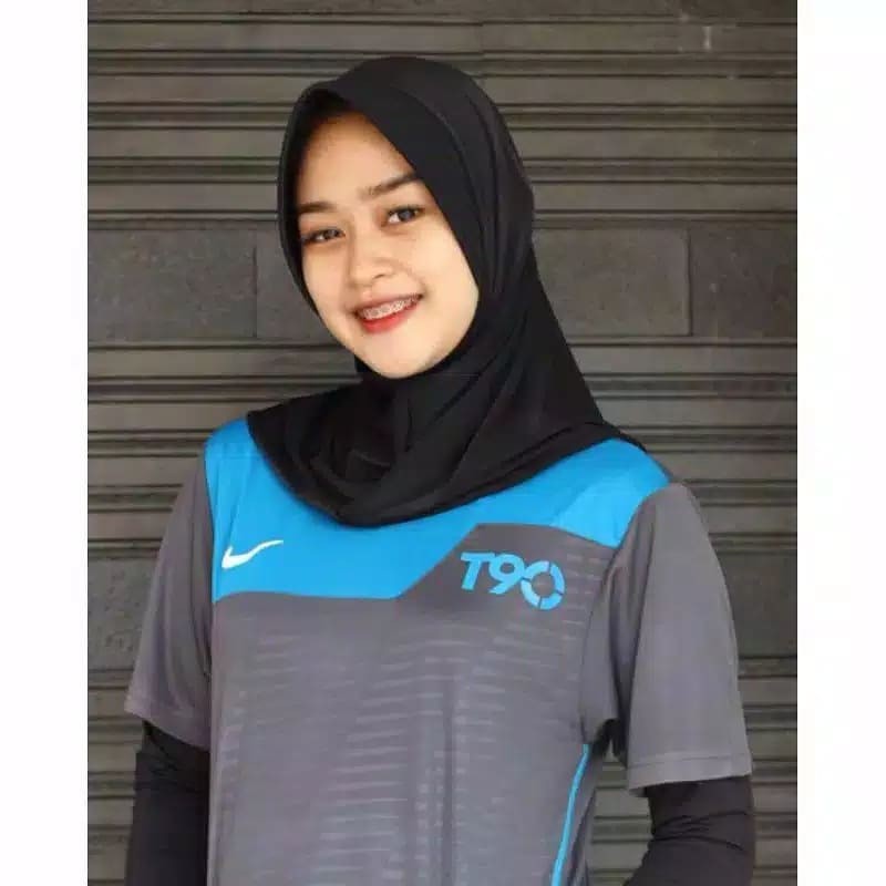 Disa Hijab - Jilbab Sport Murah /Jilbab Lycra Instan Jokowi / Bergo Sport Jersey - Gambar 3