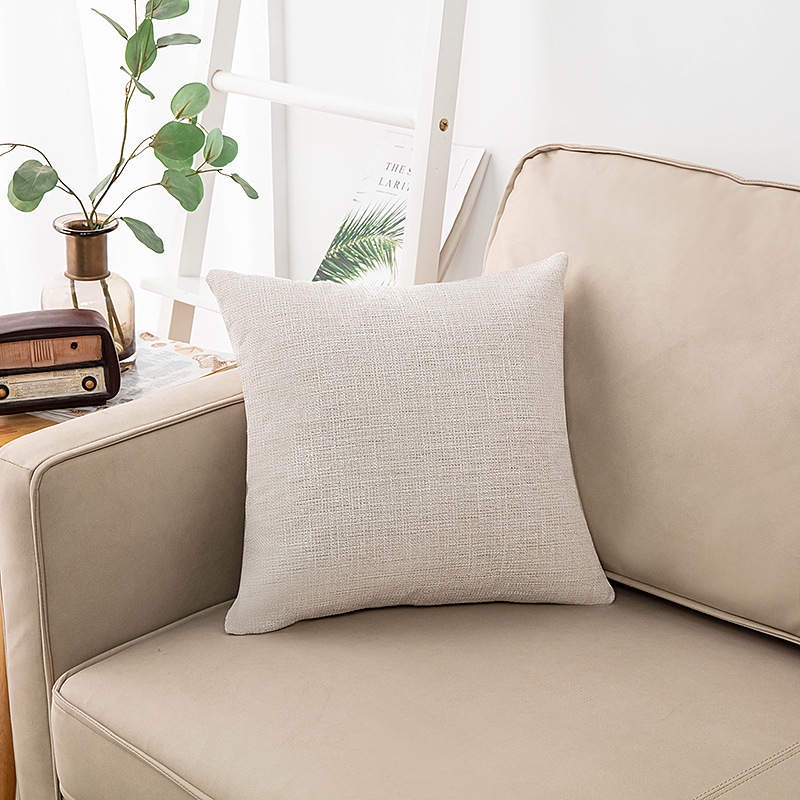 (SG Stock) 45cmx45cm Linen Cushion Cover, Cushion Insert, Soft Touch