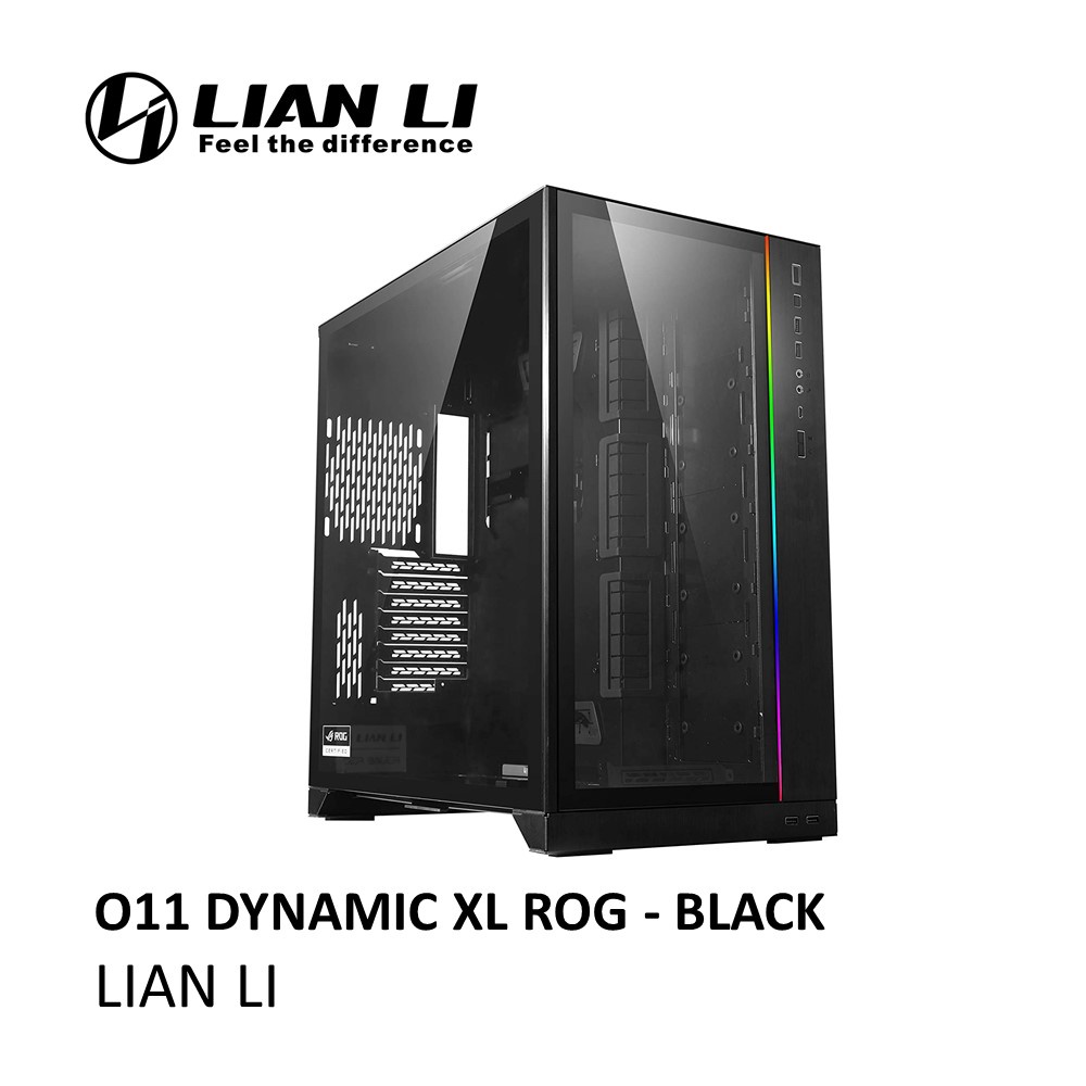LIAN LI O11 Dynamic XL RGB ROG certificated E-ATX GAMING CASING - Black ...