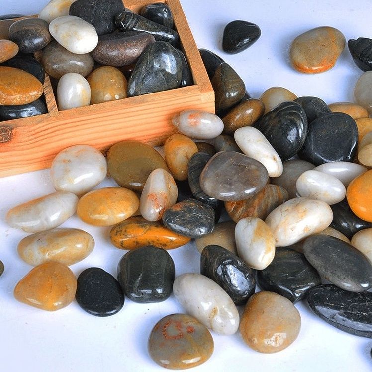 Colorful Pebble Riverstones Rough Stone Natural Small Stone Fish Tank ...