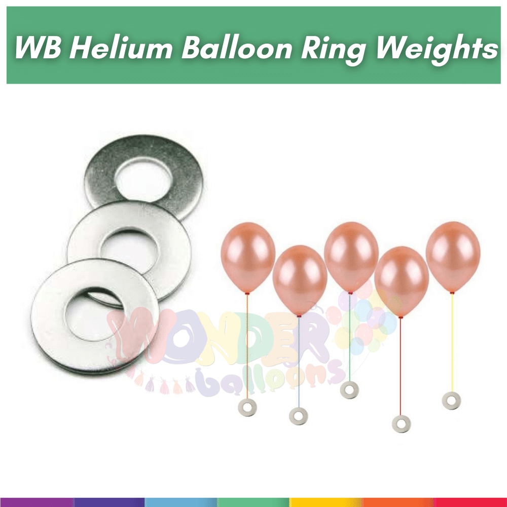 SET] WB DIY Helium Balloon Tank + Latex Balloons (50pcs)