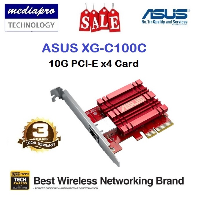 ASUS XG-C100C 10G Base-T PCIe Network Adapter, Compatibility of 5