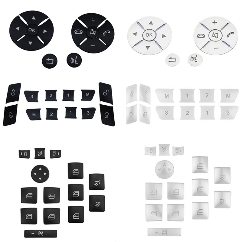 Car Steering Wheel Button Door Unlock Memory Button Window Lift Button ...