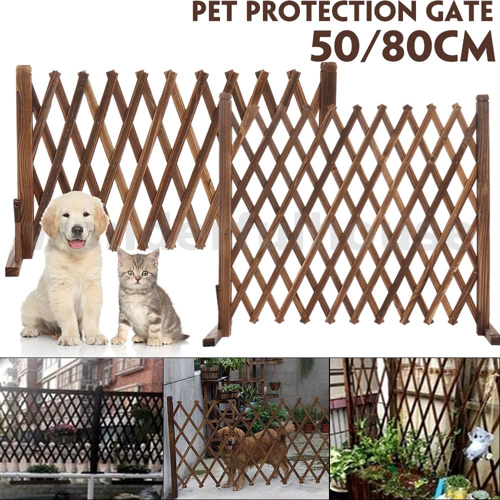 Garden Fence No Dig Wooden Picket Fencing Animal Barrier Partition ...