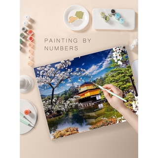 RUOPOTY 60x75cm/50x65cm/40x50cm DIY Painting By Numbers Nature ...