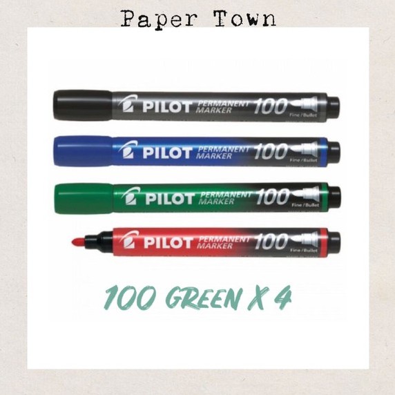 PILOT - Set van 4 SCA 400 permanent markers
