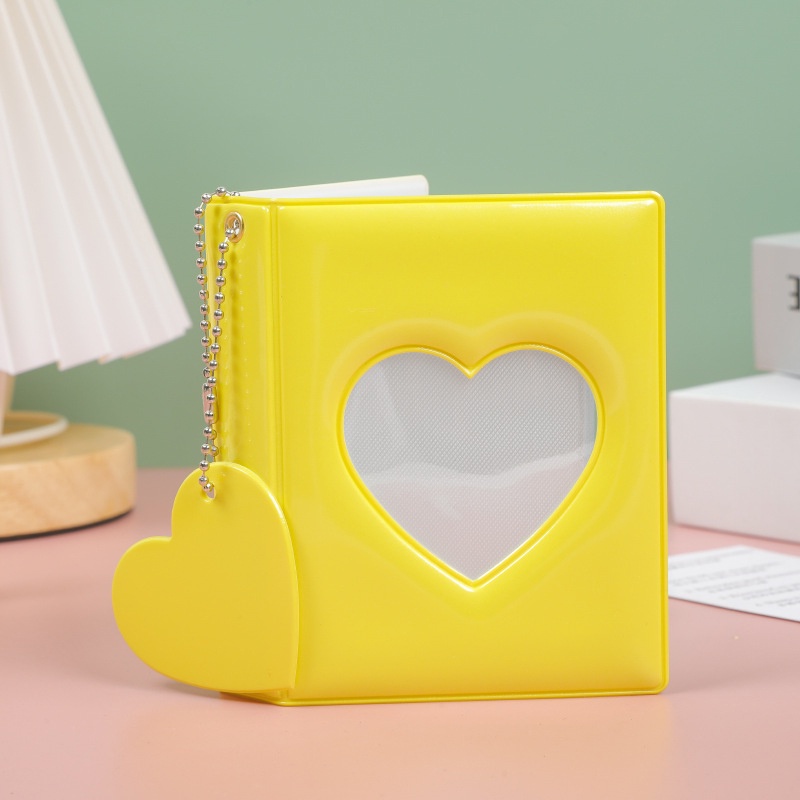 Kpop Card Binder 3inch Photo Album Hollow Love Heart Model