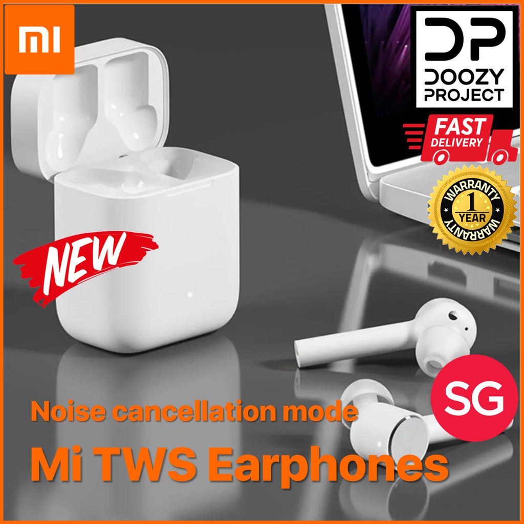 SG Xiaomi Mi True Wireless Earphones Airdots Pro Noise cancellation mode 1 Year Singapore Xiaomi Warranty Shopee Singapore