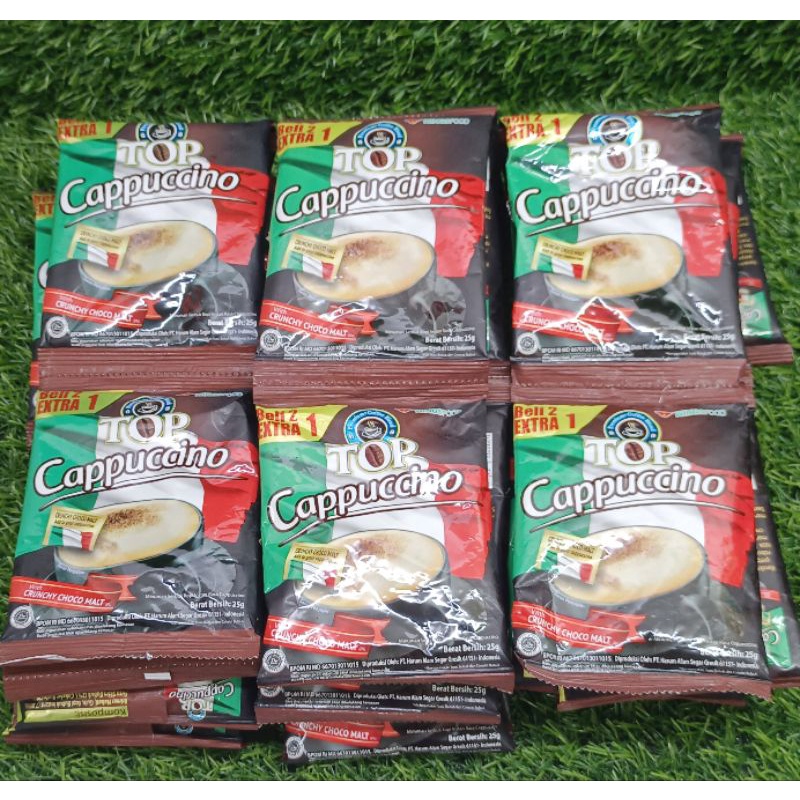 Top CAPPUCINO 3IN1 INSTANT Coffee Contents 15 Sachets Shopee Singapore