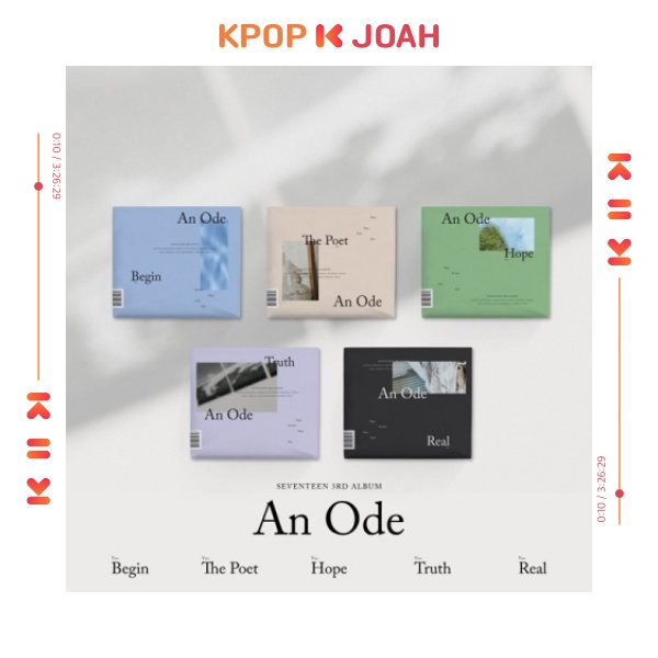 SEVENTEEN 3rd Album An Ode 新品未開封 SEVENTEEN - 3rd Album [AN ODE] | Shopee Singapore