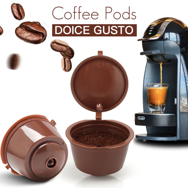 Stock in SG 3pcs Reusable Dolce Gusto Coffee Capsule Pods Shopee Singapore