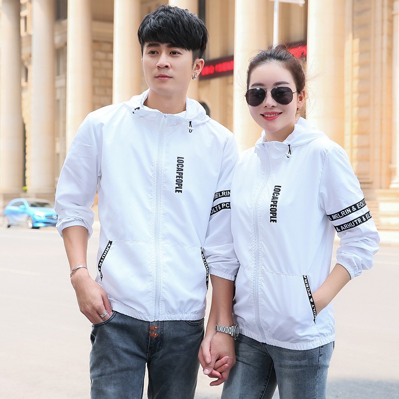 Summer couple sun protection clothing men’s and women’s casual jacket Korean style ultra-thin skin clothing trend