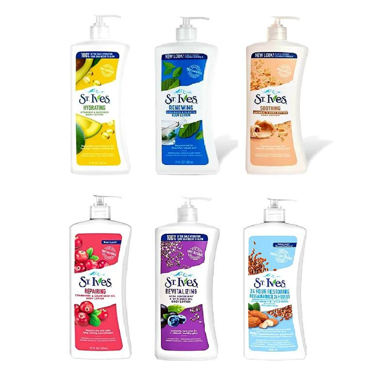 💯🔥ST IVES Body Lotion 621ml (5 Types)🔥🔥 Shopee Singapore