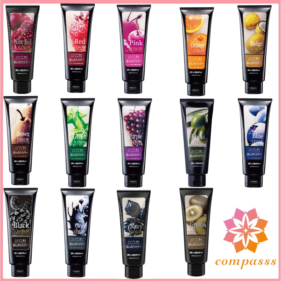 ANNA Donna Every Color Treatment Hair Color Hair Dye 13Colors 160g Made ...