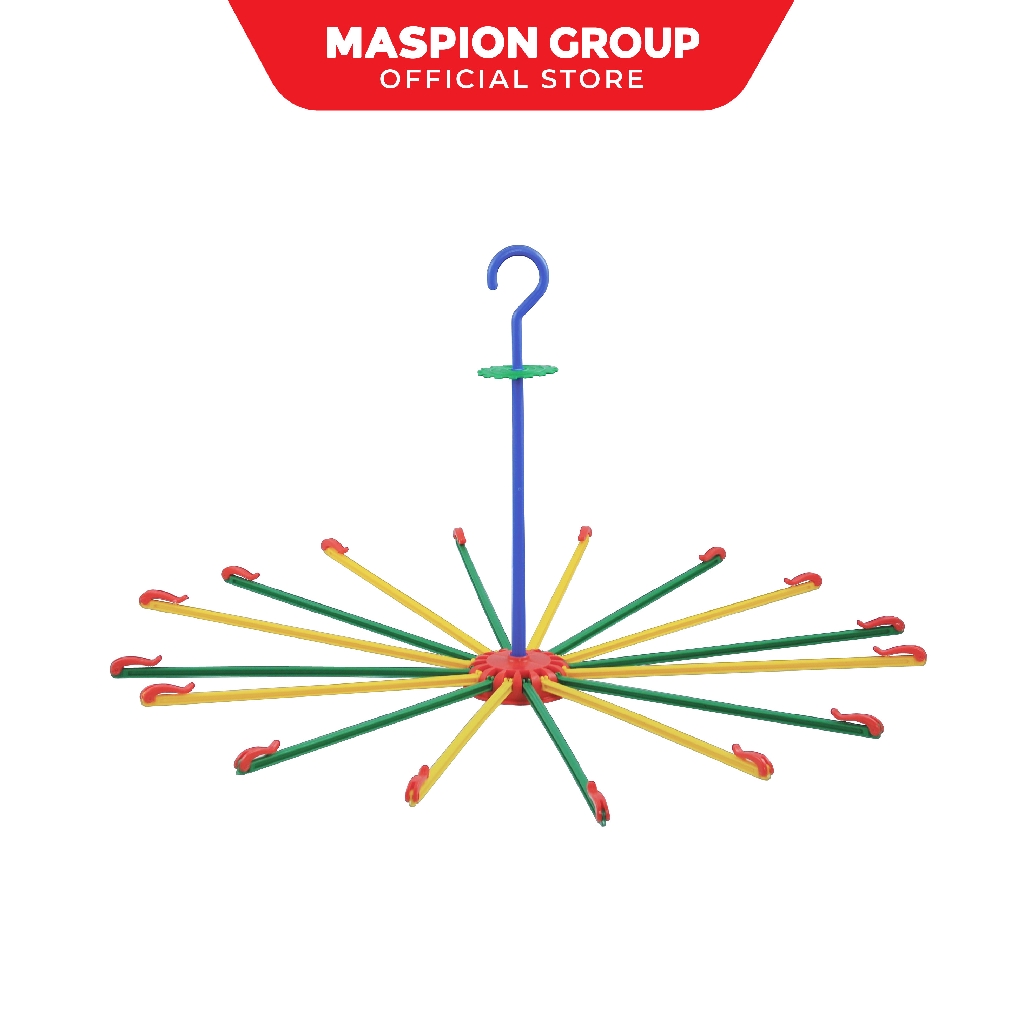 Maspion Gantungan Baju Plastik Serbaguna Lovely 16 Stick - Gambar 2