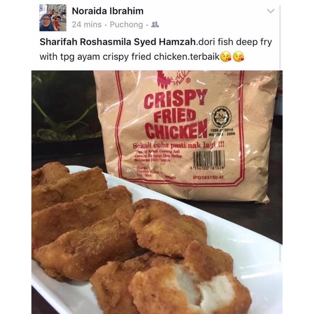[Halal] Tepung Crispy Fried Chicken CFC Ayam Goreng Singgit Crispy dan ...