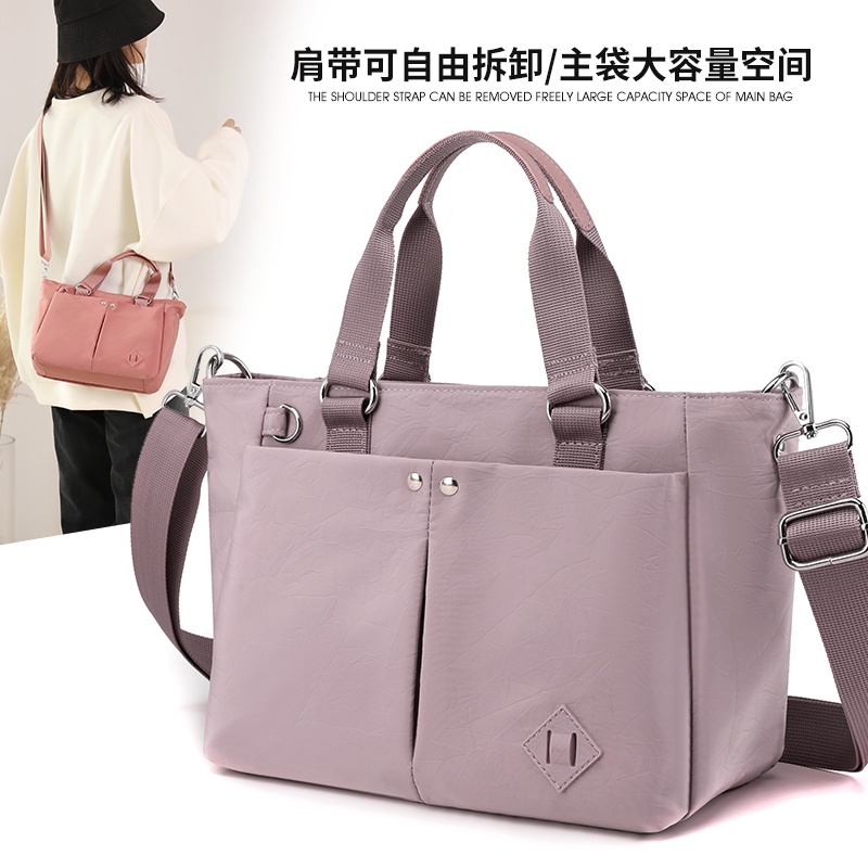 【colorful fox】2022 new fashion handbag for women waterproof nylon korean style shoulder bag