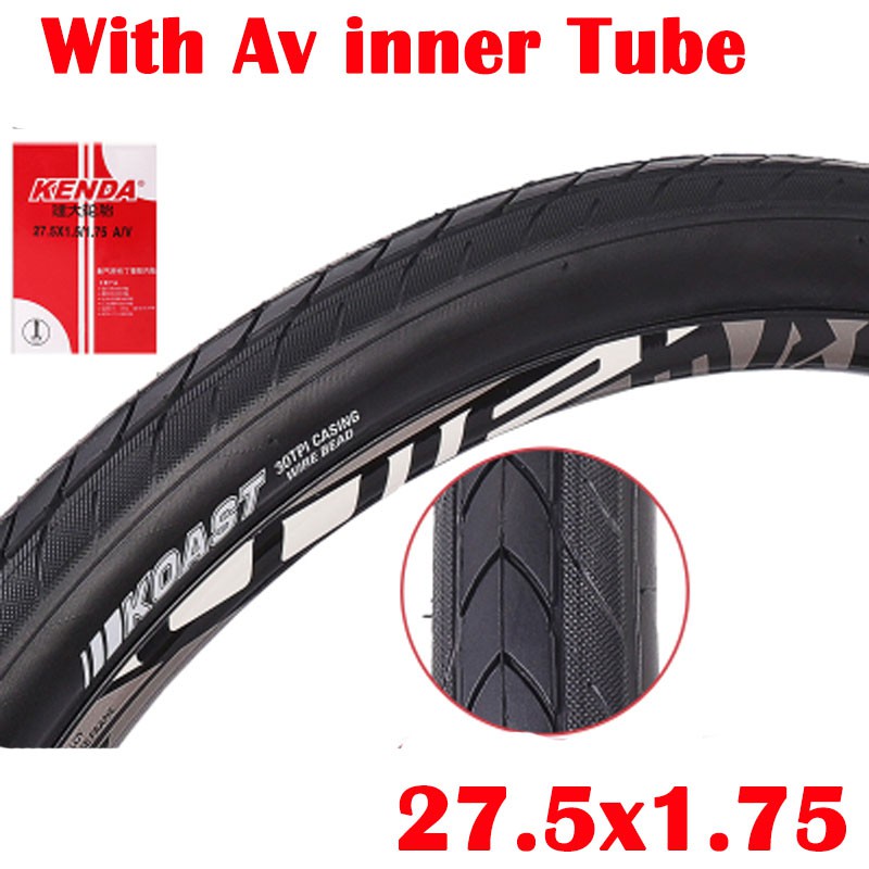 Mountain bike 26 inch 27.5inch 26x1.25 26 x 1.5 27.5X1.75 1.5 with inner tube Bicycle tire high speed semi bald tire