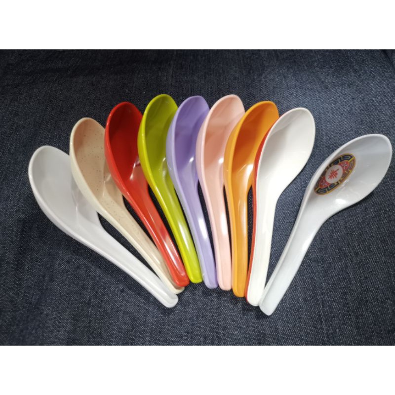 Hoover / YC Melamine Soup Spoon / Porridge spoon Sudu 汤匙 汤勺 豆腐花汤匙 万寿无疆 ...