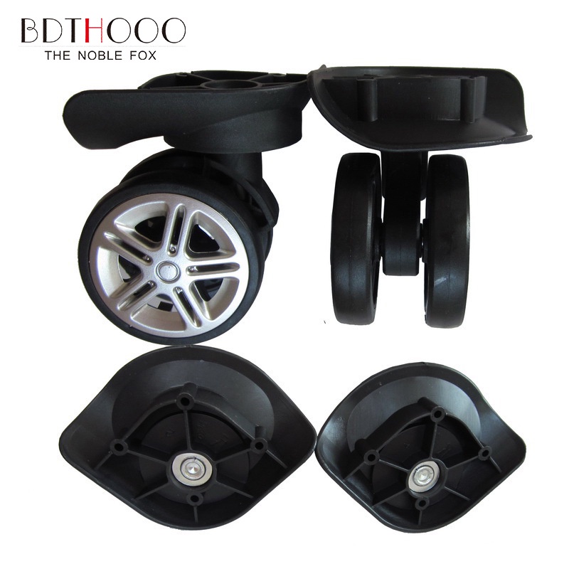 A81 2pcs Replacement Luggage Wheels for Suitcases Repair 360 Degree