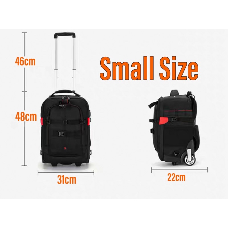 Camera Backpack with wheels,camera bag | Shopee Singapore