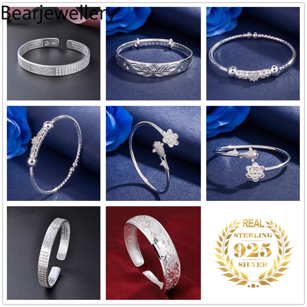 20 styles bracelet for women / bangle silver 925 original /Women's