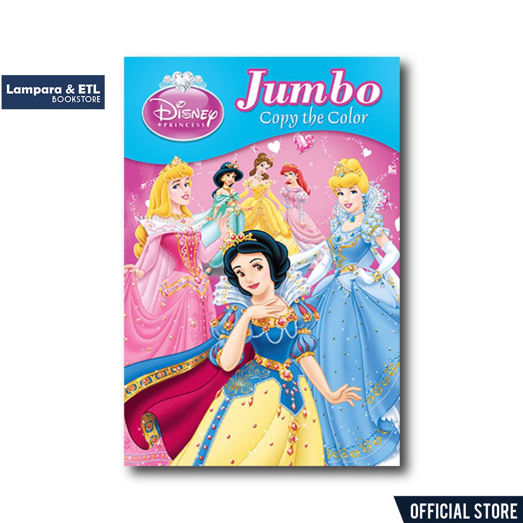 Disney Princesses Jumbo Copy The Color | Shopee Singapore