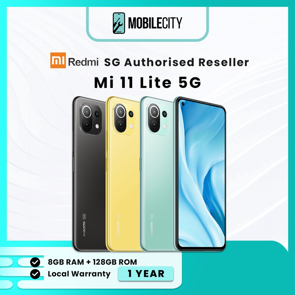 [Xiaomi] Mi 11 Lite 5G | 8Gb+128Gb | 1 Year Local Warranty | Shopee