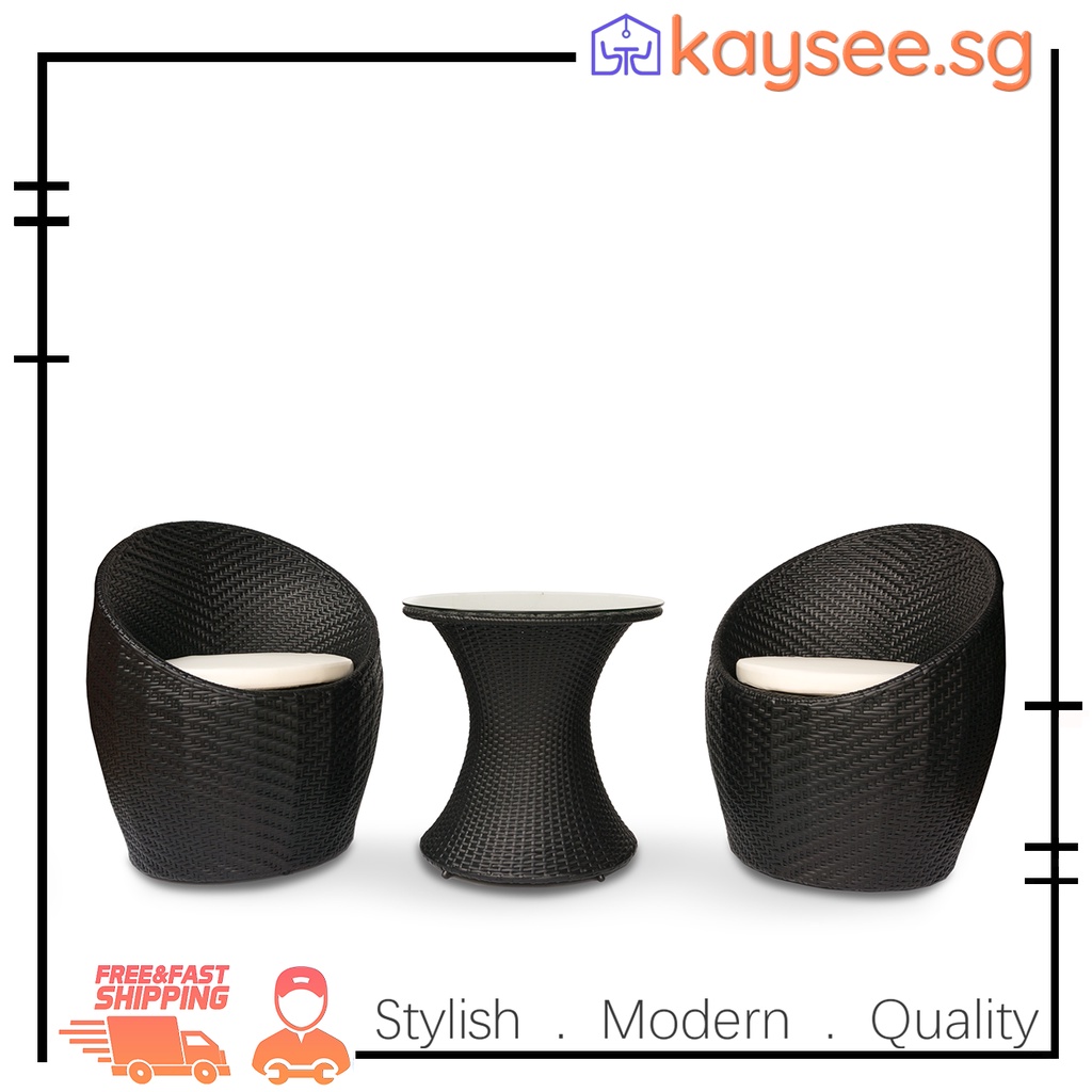 kaysee|Pansy Outdoor Balcony Patio Set | Shopee Singapore