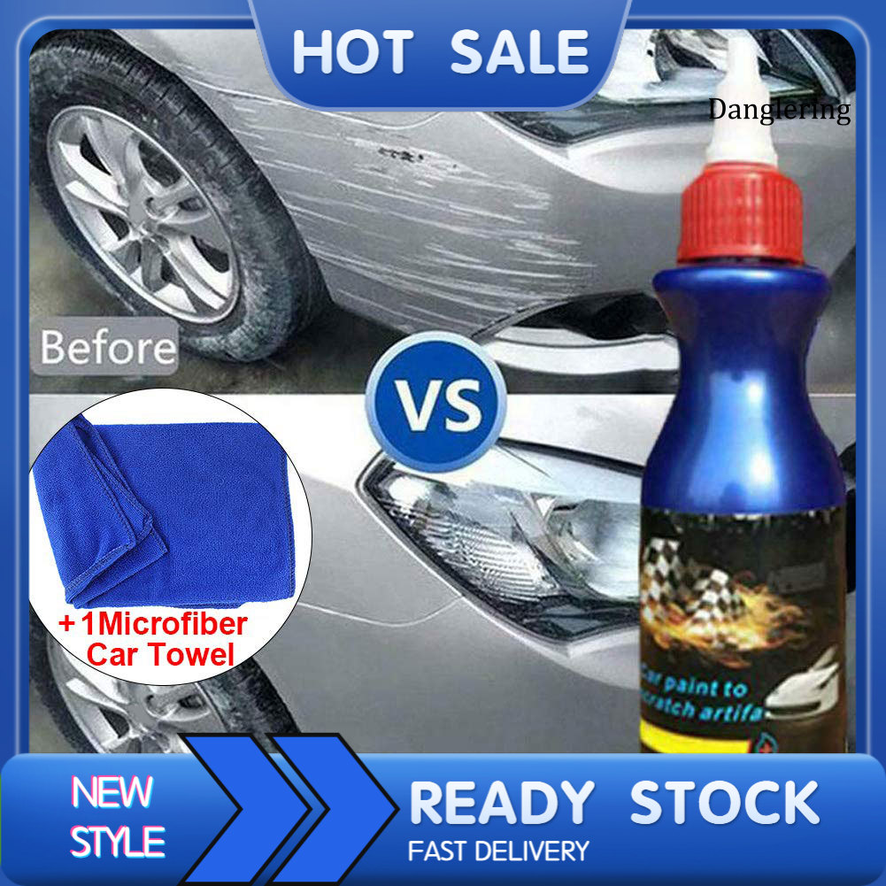 DANG-Q 110g Car Vehicle Paint Care Scratch Remover Restorer Repair Agent  with Towel