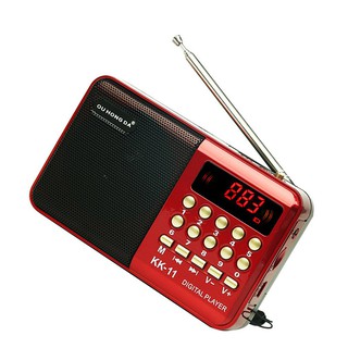 Mini Portable Radio Handheld Digital FM USB TF MP3 Player 